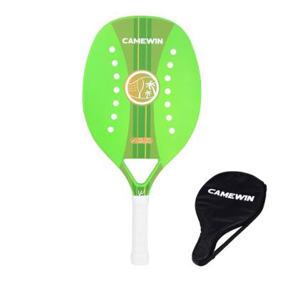 China Beach Games Factory Price 50CM EVA Rough Surface 50% Carbon 50% Glass Soft Grip Raquete Beach Tennis Racket for sale