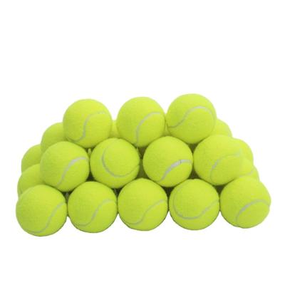 China Super Elasticity 2.5 Inch 45%-57% Wool Tennis Ball Professional Customized Logo For Training for sale