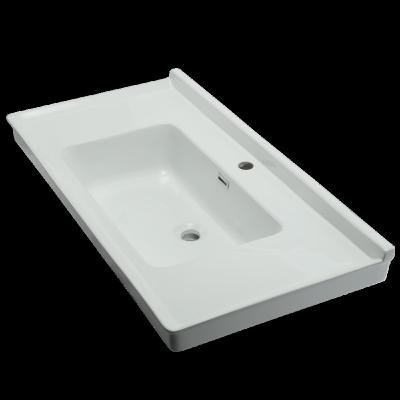 China Foshan Modern Sanitary Ware Outdoor Wash Basin Cabinet Table Top Wash Basin for sale