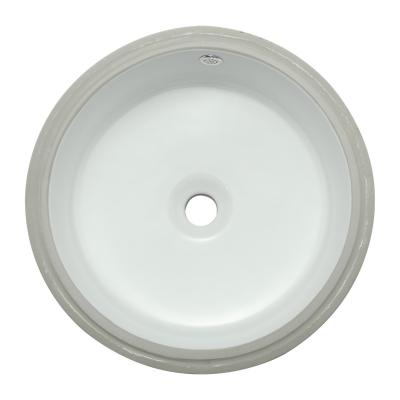 China Easy Clean Round Small Wash Basin Basin Recessed Sink Ceramic Bowl for sale