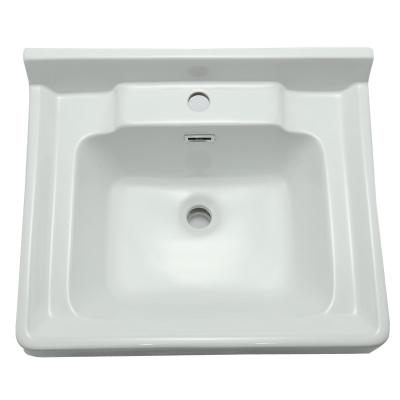 China Lavabo Lavabo Small Wash Basin Sink Ivory Color Easy Clean Wash Basin for sale