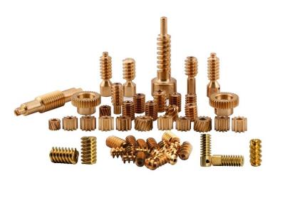 China Industrial Miniature Brass Worm Gear Small Customized Machinery Parts for sale