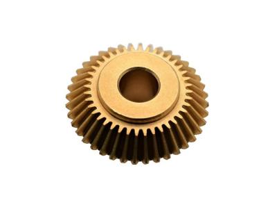 China Brass Alloy Straight Bevel Pinion Gear 40T  0.6 Module  23.9mm Pitch Diameter for sale