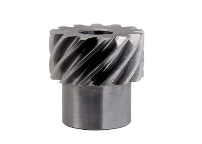 China S45C Steel Helical Drive Gear Right Hand Helical Gear M1.0  13T 45°Helix Angle for sale