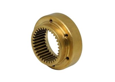 China Brass Alloy Internal And External Splines Internal Involute Spline  M0.5 33T for sale