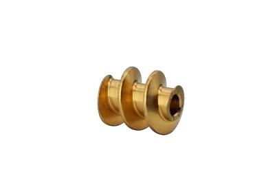 China RoHS C36000 Brass Miniature Worm Gear 1 Tooth 1.5 Module AGMA for sale