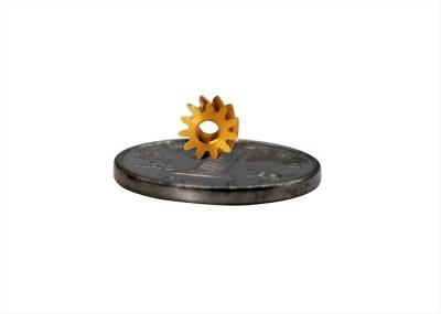 China M0.3 Helical Drive Gear T11 AGMA Class 10 Levels Brass Alloy for sale