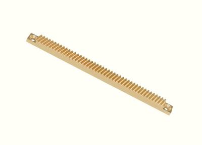 China M0.5 C45 Gear Helical Rail Rack Case Teeth Hardened Aluminium Bronze for sale