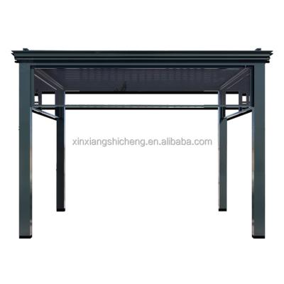 China Easily Assembled Pergola Anti Rust Pergola Systems Remote Control Motorized Aluminum Pergola Turkey for sale