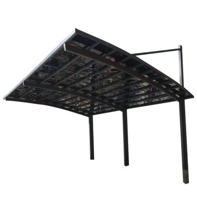 China Hot Sale 20x20 Curved Car Park Awning Driveway Customizable Parking Lot Canopy UV Resistant Canopy for sale