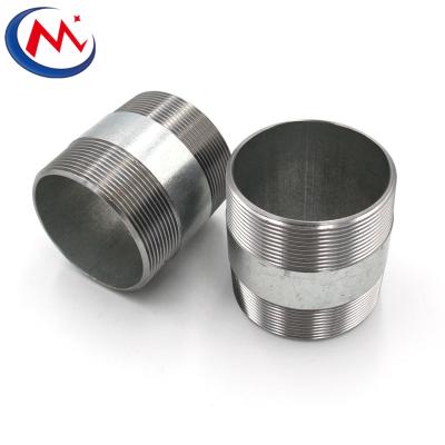 China Hot Sale Nipple Nipple Pipe Carbon Steel Narrow Industry Thread SHC80 NPT for sale