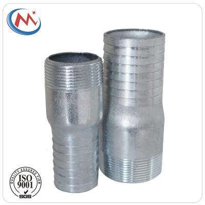 China Oil Gas Water Pipe Coupling Galvanized Carbon Steel King Combination KC Nipple Pipe Mender Pipe Nipple for sale