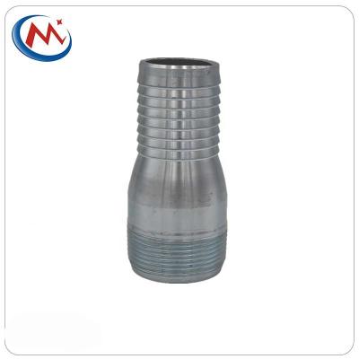 China water oil gas galvanized sch40 carbon steel thread king kc pipe nipple mender nipple for sale