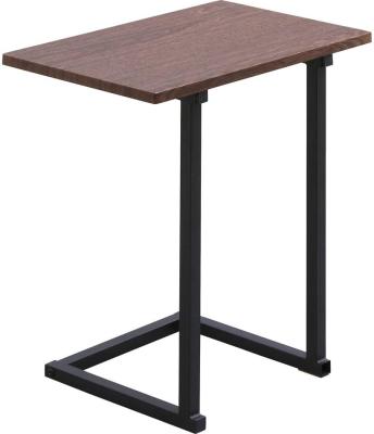 China Wooden table (the other) adjustable metal, side table, U-shaped design, vintage style / black for sale