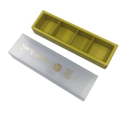 China Recycled Materials Lid Transparent Drawer Folding Paper Box With Paper Compartment Cardboard for sale