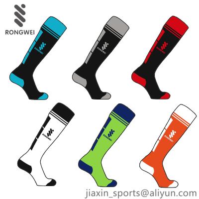 China Antibacterial Custom Design Football Socks / OEM Knee High Socks / Sports Socks Manufacturer for sale