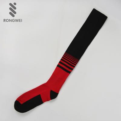 China Wholesale Cheap Wholesale Knee High Striped Soccer Football Socks Antibacterial for sale