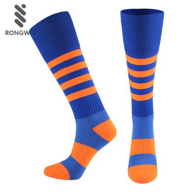 China China Factory Free Sample Antibacterial Custom Kids Sports Soccer Socks for sale