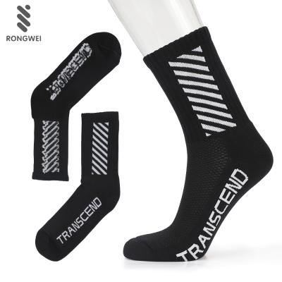 China Premium quality antibacterial stripe tube socks and custom made men's sports socks for skateboarding for sale