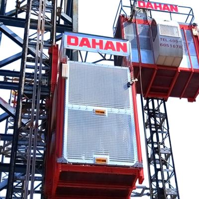 China Manufacturing Plant Sc200/200 Dahan Construction Hoist Elevator Electric Chain Hoist With Hook for sale