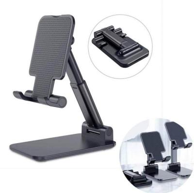 China Portable Foldable Retractable Lazy Cell Phone Stand Portable Plastic Adjustable Mobile Phone Holder Stand for sale