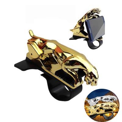 China HUD Car Phone Holder Leopard Dashboard Adjustable GPS Navigation Rotary Adjustable Car Phone Holder for sale