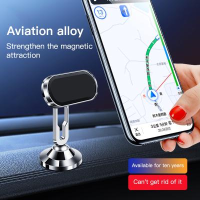 China Magnetic Paste Adjustable Universal Car Dashboard Metal Phone Holder for sale