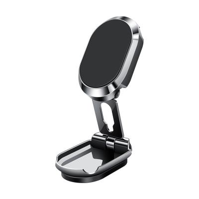 China New Adjustable Magnetic Folding Aluminum Alloy Car Phone Holder for sale