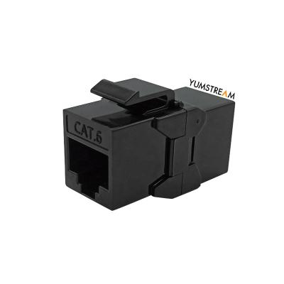 China PC Utp 8p8c coupler rj45 cat6 female keystone jack coupler for network for sale