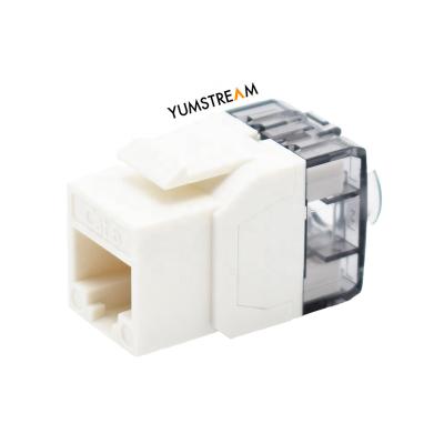 China Unshielded PC cat6 utp rj45 plug ethernet cable connector cat6 modular punch down keystone jack for sale