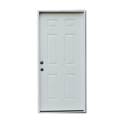 China Fangda Traditional American Style Door Water Resistant Steel Doors for sale