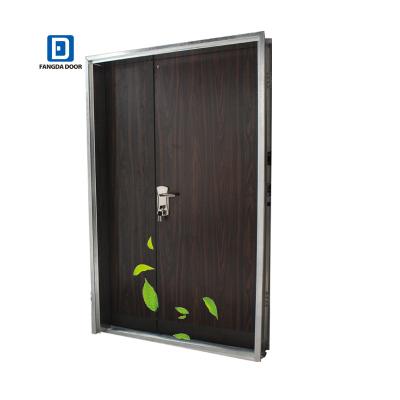 China Fashionable and simple design modern security entrance steel door for apartment exterior for sale