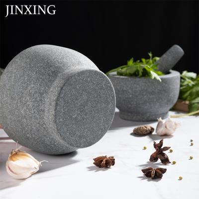 China Sustainable Eco friendly Custom Garlic Press Tool Natural Stone Marble Mortar And Pestle Kitchen Accessories for sale