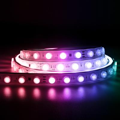 China DC24V Flexible LED Strip Lights RGB / DMX / SPI Wall Washer Strip Light APP Control for sale