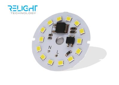 China Bulb Light AC LED Module 80ra 9W Round 230V 700lm Lumen Aluminum PCB Materials for sale