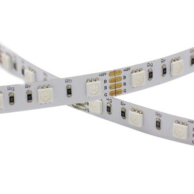 China Muti Color DC 12 / 24V 5050 SMD RGB Flexible LED Strip Lights for sale