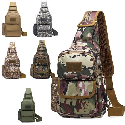 China With Custom Army Universal Tactical Sling Bag Military USB Chest Pack Cross - Body Shoulder Camouflage Bags With USB Charging Port for sale