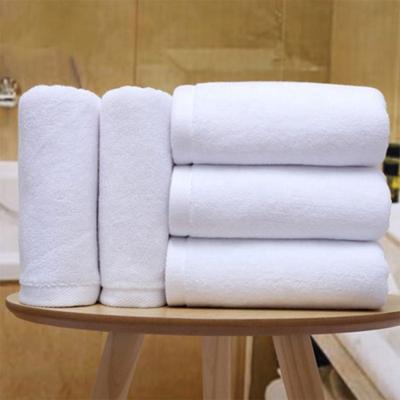 China Hot Sale Water Absorption Hair Salon Cotton Towel White Cotton Towels Hotel for sale