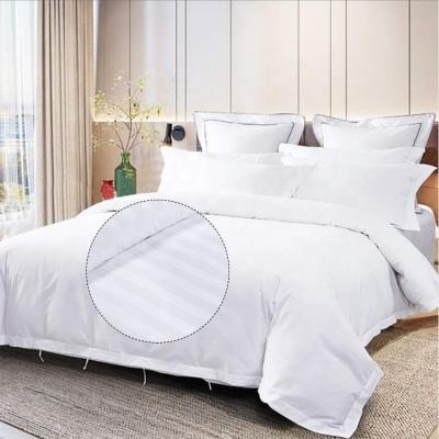 China Factory Price 100% Nondisposable Hotel Cotton Quality Fabric Bedding Set Hotel Four-Piece Suit for sale