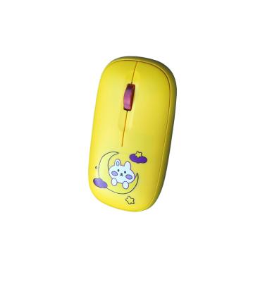 China Cartoon Pattern 2.4G Comfortable Cute 3D Mouse USB Wireless Optical Mouse for sale