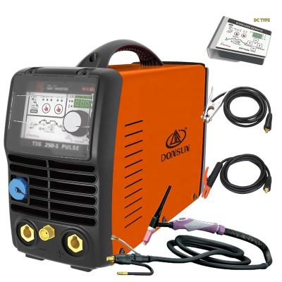 China Machinery Repair Shops CAT 250-1 DC PULSE Multi Functions Portable Electric Cheap Tig Welder for sale