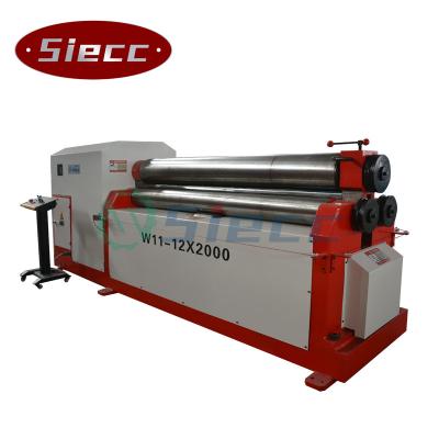 China Building Material SIECC W11-25X2500 Three Stores - Mechanical Symmetric Roller Rolling Machine for sale