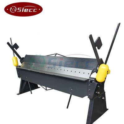 China Garment Shops SIECC Pan Brake Hand Manual Plate Bending Machine Manual Type Manual Sheet Iron for sale