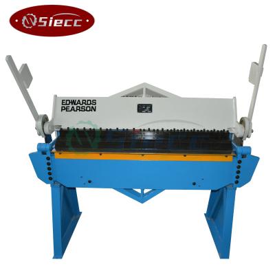 China Garment Shops SIECC Manual Folding Metal Sheet Machine 0.5mm 1mm 1.5mm for sale