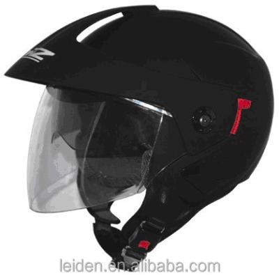 China ABS motorcycle open face helmet with adjustable belt / high quality open face helmet with doublevisor for sale