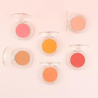 China Waterproof multicolor blush circular 10 simple colors cat claw blush high gloss color dressing style new for sale