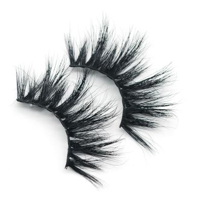 China 100% Thick Mink Lashes 3d Mink Lashes Seller Sensitive High Quality Wholesale Brand Mink Lashes 25mm Strips for sale