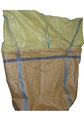 China U Panel Industrial PP FIBC Jumbo Bags customized With Cross Corner Loops for sale