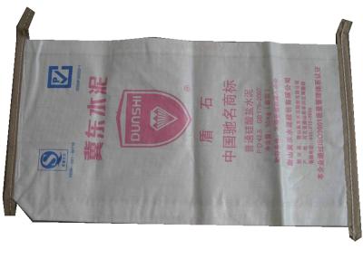 China Fertilizer Packaging PP Valve Bag Block Bottom With 25kg Loading Weight for sale