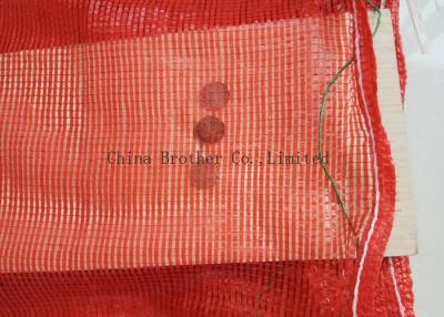 China Plastic Polypropylene Woven Industrial Mesh Bags Tubular For Orange / Garlic for sale